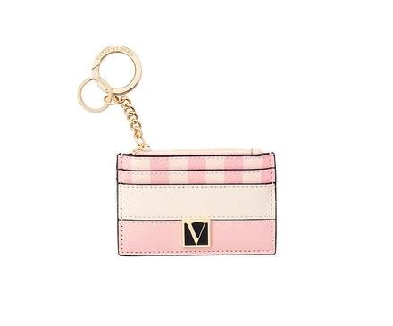 Stylish keychain card holder with a contemporary look