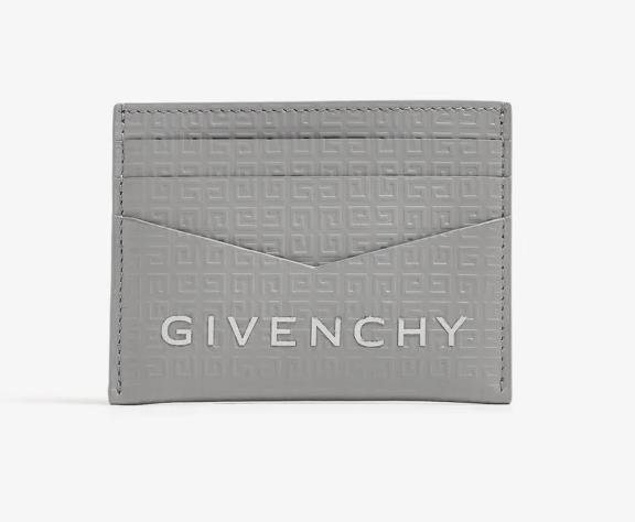 Givenchy card holder in classic black leather with sleek design