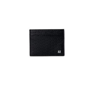 Armani Exchange Men's Debossed Card Case Nero