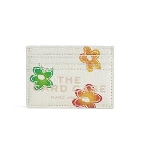 Marc Jacobs Women's The Wild Daisy Leather Card Case, White Multi, One…