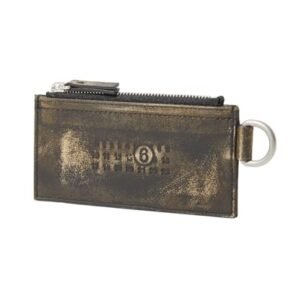 Msix Maison Margiela Coin Purse SA6UI0025P4792 Numeric Women's Black/Almond Buff, Black/Almond Buff,…