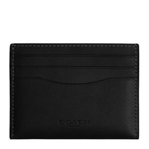 Coach Men's Flat Card CASE, Black, One Size