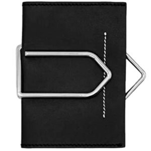 Maison Margiela Men's Small Flip Flap Wallet, Black, One Size
