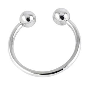 apop nyc 925 Sterling Silver Keychain Ring Key Holder [Jewelry] Unisex