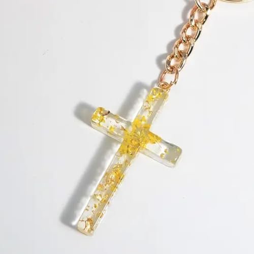 Angyape Cute Christian Cross Keychain for Women Purse Bag Charms Car Key… - Image 7