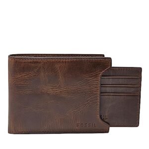Fossil Men's Derrick Leather Bifold Sliding 2