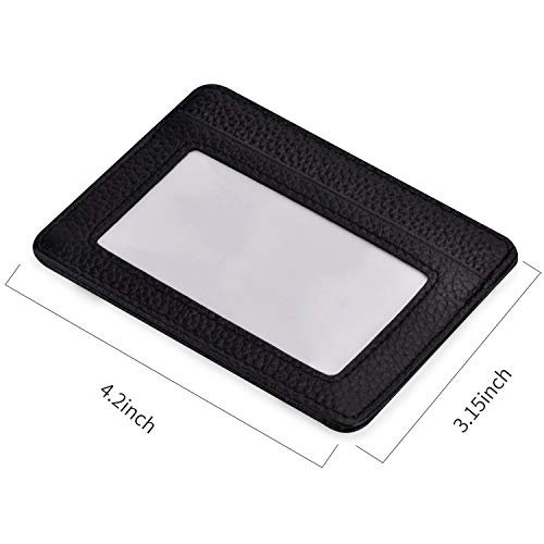 EASTNIGHTS Credit Card Holder Slim Wallet Leather Minimalist Wallet with ID Window… - Image 4