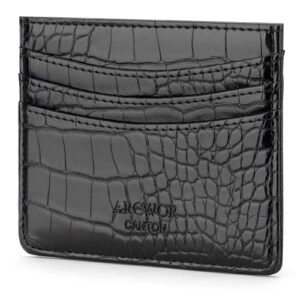 ARCWOR Slim Wallet Minimalist Front Pocket RFID Blocking Men and Women Leather…