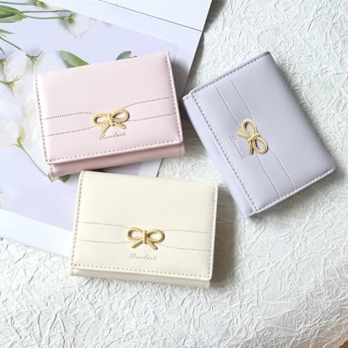 Sunwel Fashion Wallets Girls Cute Coquette Bow Small Wallet Aesthetic Card Holder… - Image 6