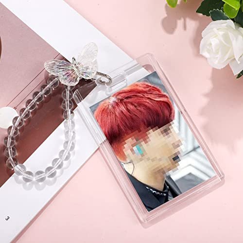 Laumoi 2 Pcs Acrylic Photocard Holder 4.1 x 2.6 In Clear Kpop… - Image 4